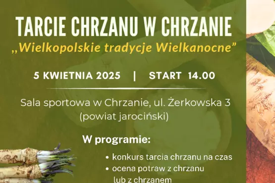 Konkurs tarcia chrzanu w Chrzanie