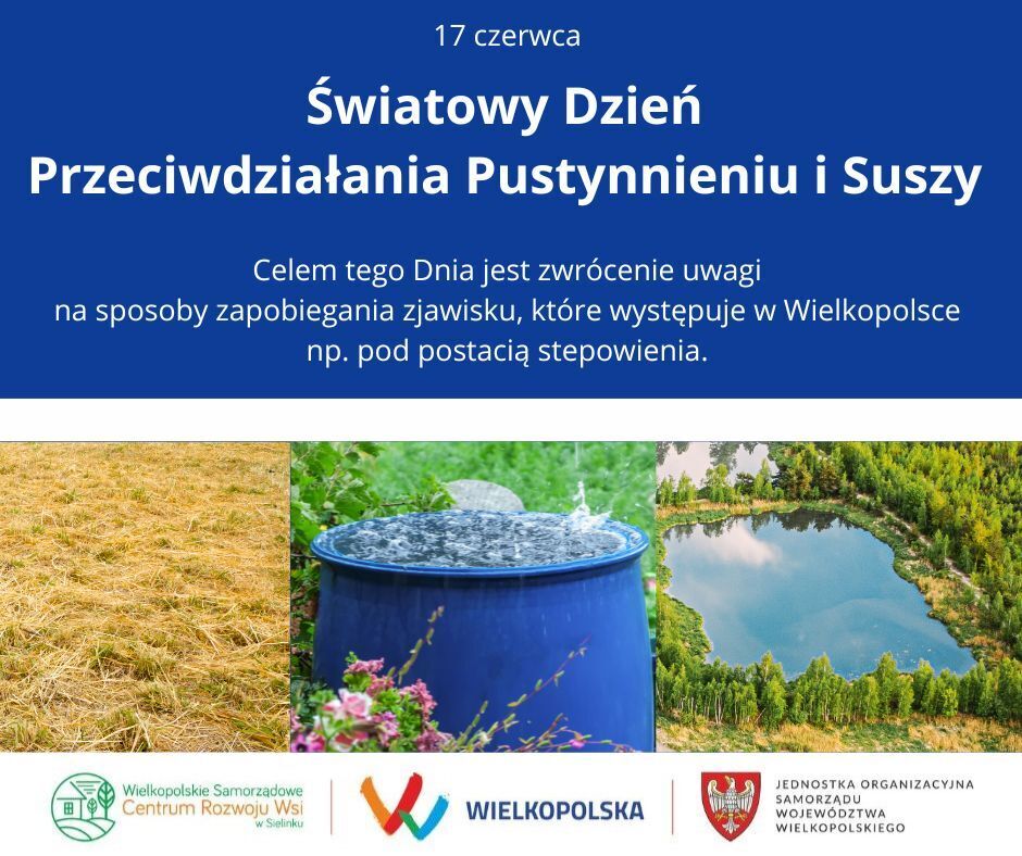 17 czerwca obchodzimy Dzień Walki z Pustynnieniem i Suszą