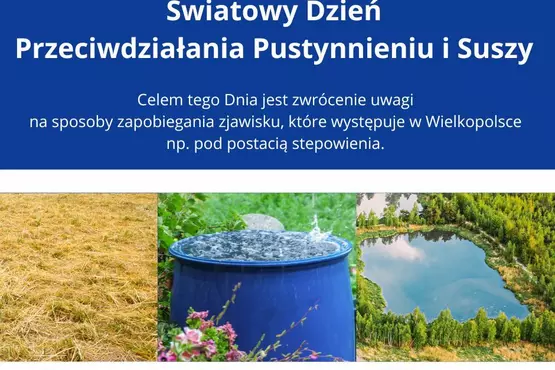 17 czerwca obchodzimy Dzień Walki z Pustynnieniem i Suszą