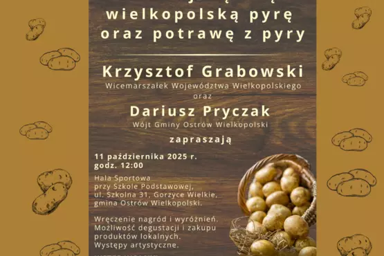 Zgłoś się już dziś! Konkurs „Na największą wielkopolską pyrę oraz potrawę z pyry”