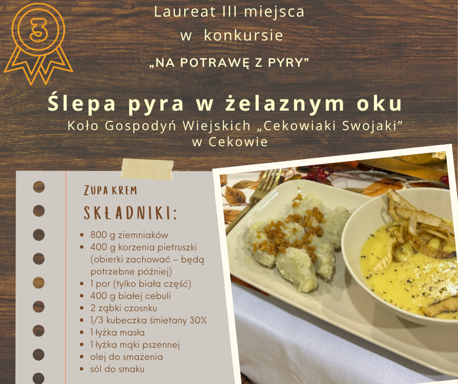 „Ślepa pyra w żelaznym oku” III miejsce