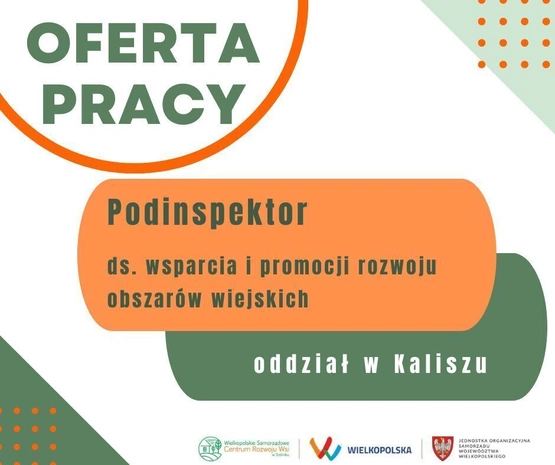 Ogłoszenie o naborze na wolne stanowisko urzędnicze- Oddział Kalisz