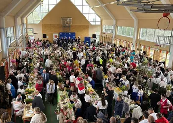 Stoiska uczestników Konkursu tarcia Chrzanu w Chrzanie 2025
