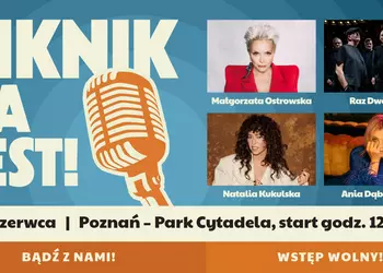 „Piknik na Fest” Poznań – Park Cytadela 20 czerwca, start godz. 12:00